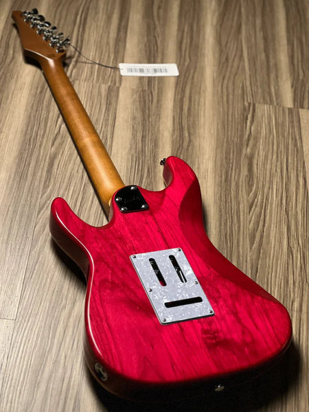 Soloking MS-1 Classic 22 HSS Quilt with Rosewood FB in Strawberry Wakesurf JESCAR