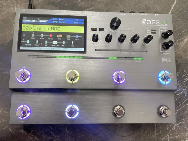 [Sold] [Consignment] Mooer GE300 Lite Guitar Amp Modelling Multi Effects 結他音箱模擬綜合效果器