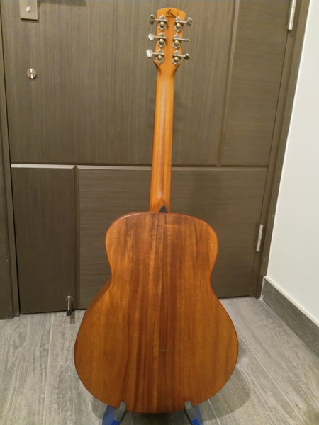 [Sold][2nd hand] Ayers TG-09 All Solid Acacia Travel Size Acoustic Guitar 全單板亞洲相思木旅行民謠結他/吉他