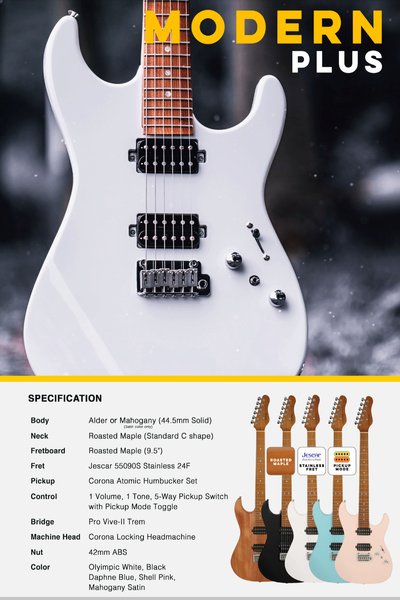 [Coming soon] Corona Modern Plus Stratocaster Electric Guitar 電結他/吉他