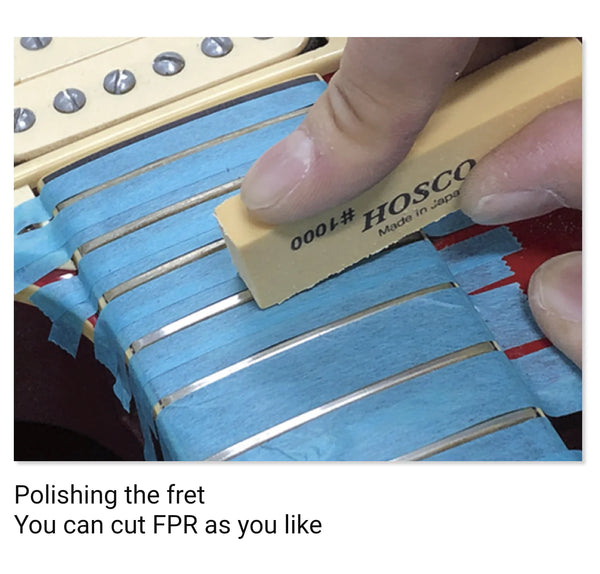 Hosco FPR-SET-4 #150/#180/#400/#1000 Guitar Fret Polishing Eraser Set 結他琴桁拋光擦膠套裝