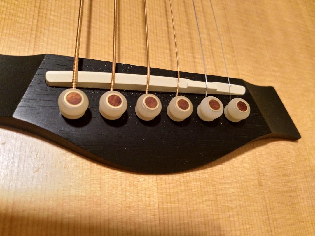Several types of acoustic guitar bridge pins 各款民謠結他弦釘