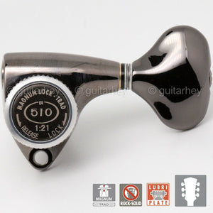 #40/#41/#42/#43 Gotoh SGV510Z MG-T-L5-Chrome/Gold/Black/Cosmo Black L3+R3 machine head